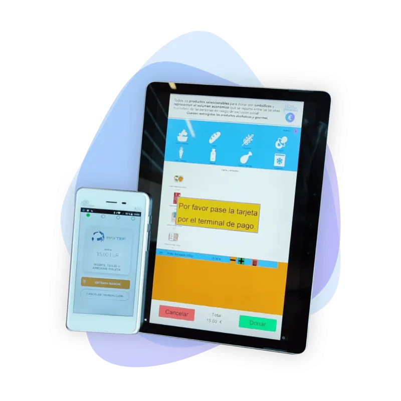 Mini tótem en tablet y TPV