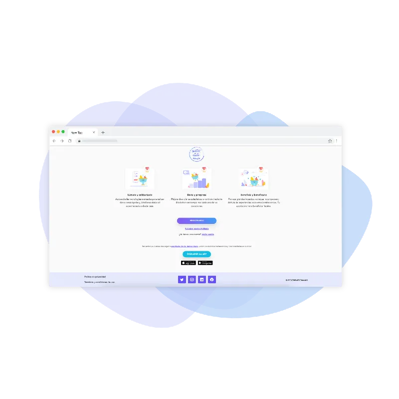 Plataforma web de donación